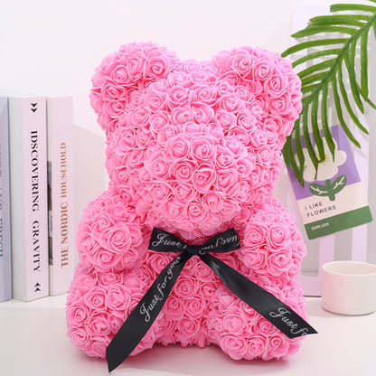 Pink Rose Bear