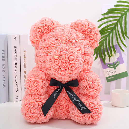 Watermelon Rose Bear